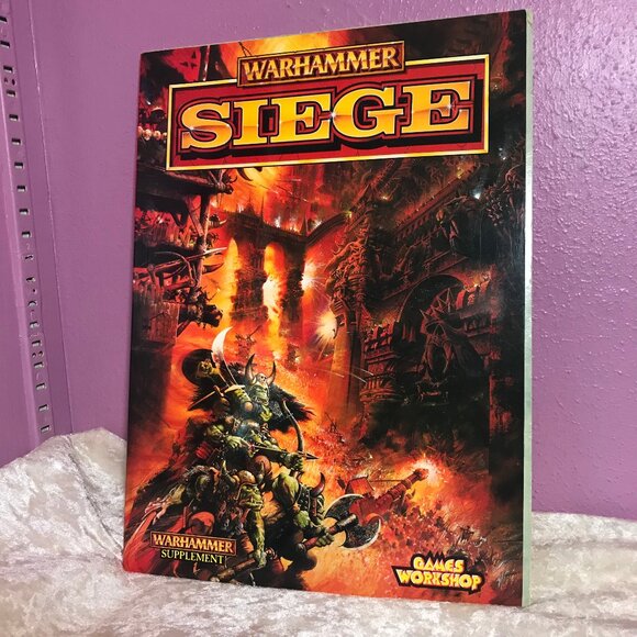 Vintage Warhammer Siege Supplement Rulebook Games Workshop 1998 Rare Retro Book - Picture 2 of 12